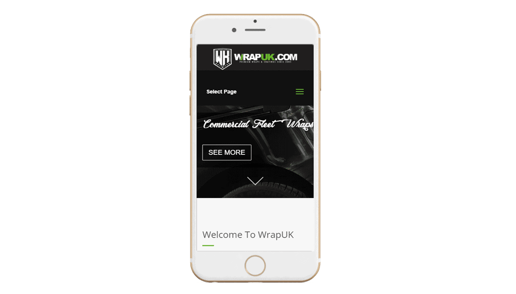 WrapUK Mobile Website